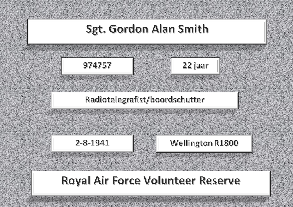Sgt. G.A. Smith, 974757, Wellington R1800
