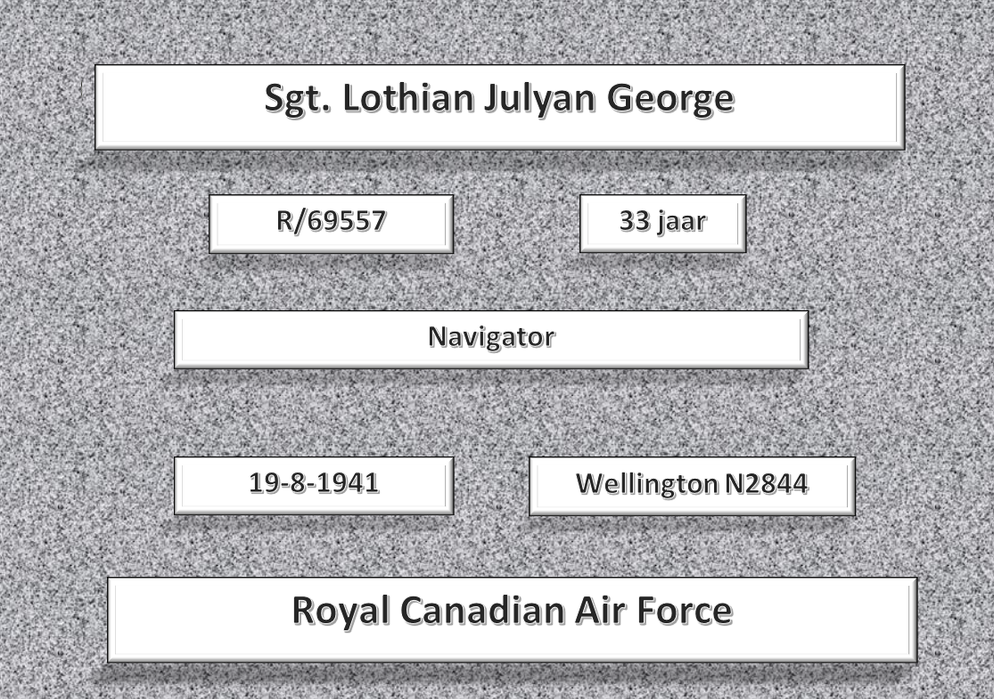 Sgt. L.J. George, R/69557, Wellington N2844
