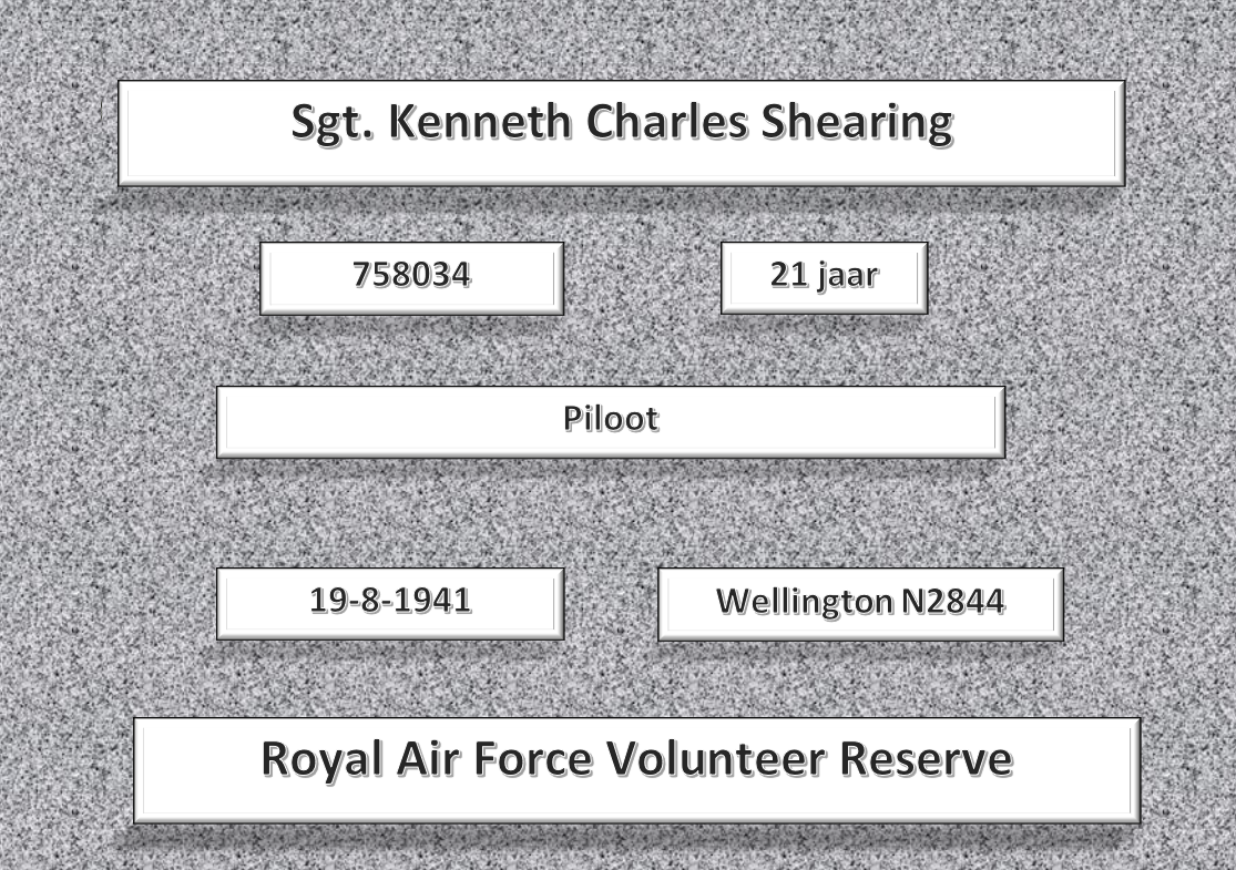 Sgt. K.C. Shearing, 758034, Wellington N2844