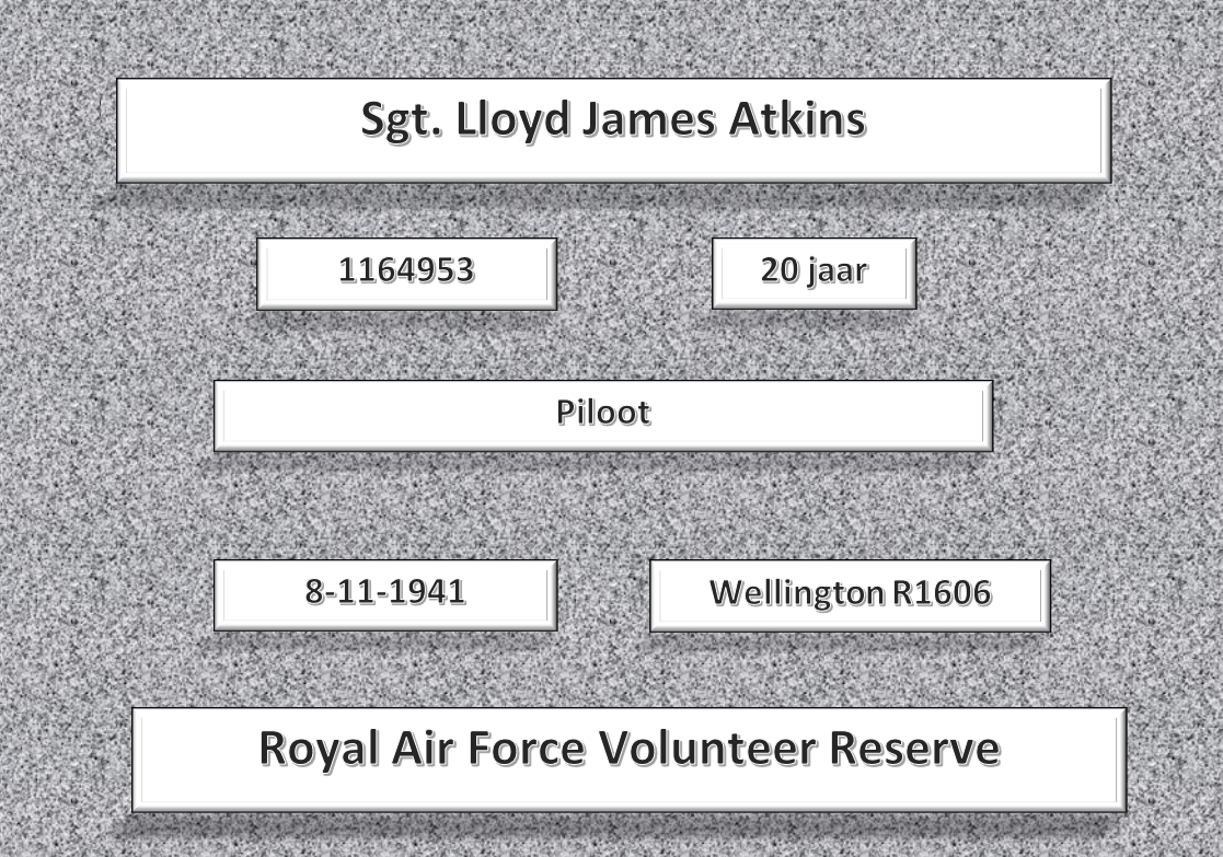 Sgt. L.J. Atkins, 1164953, Wellington R1606