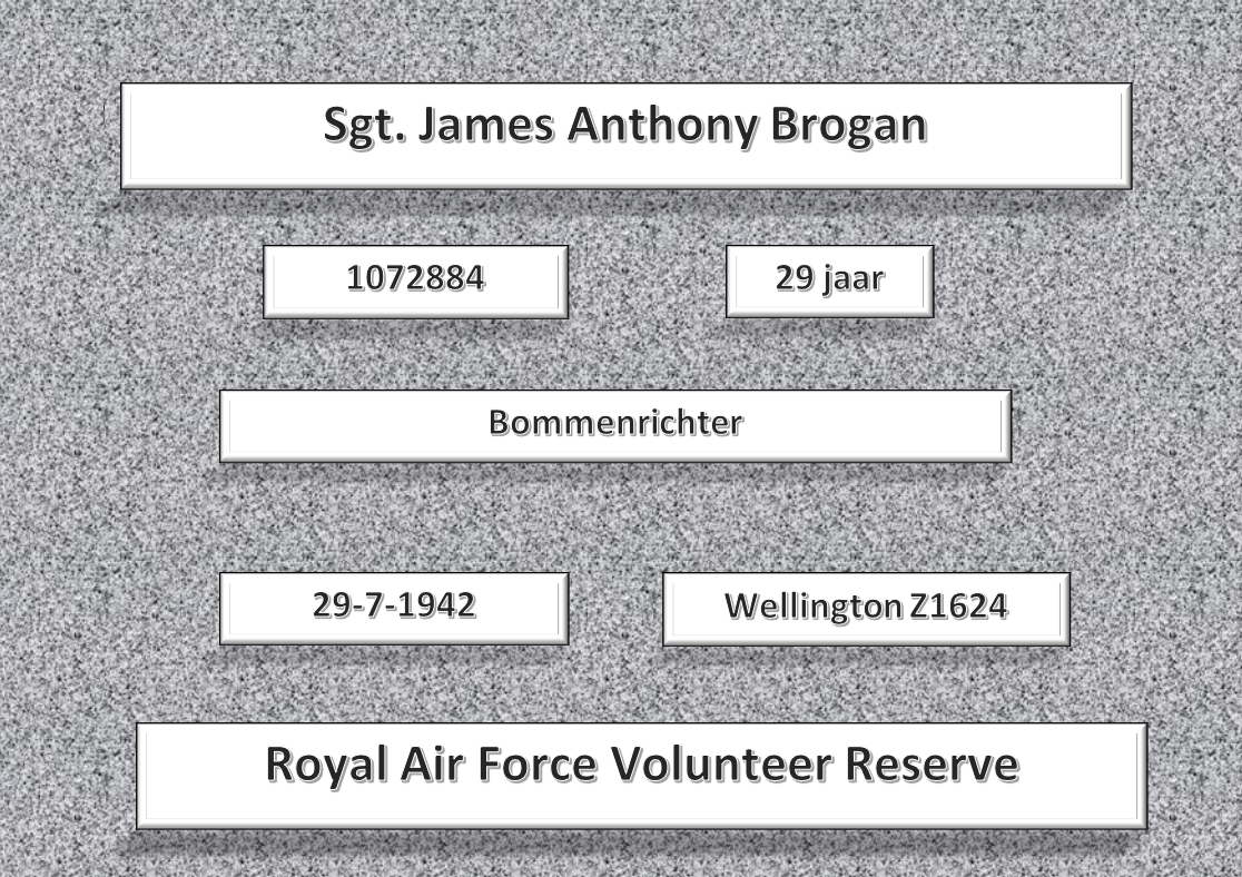 Sgt. J.A. Brogan, 1072884, Wellington Z1624